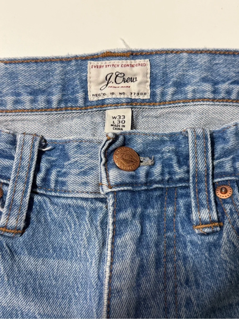 J. Crew 484 Slim Fit Stretch Jean in Medium Wash Size 33 x 30